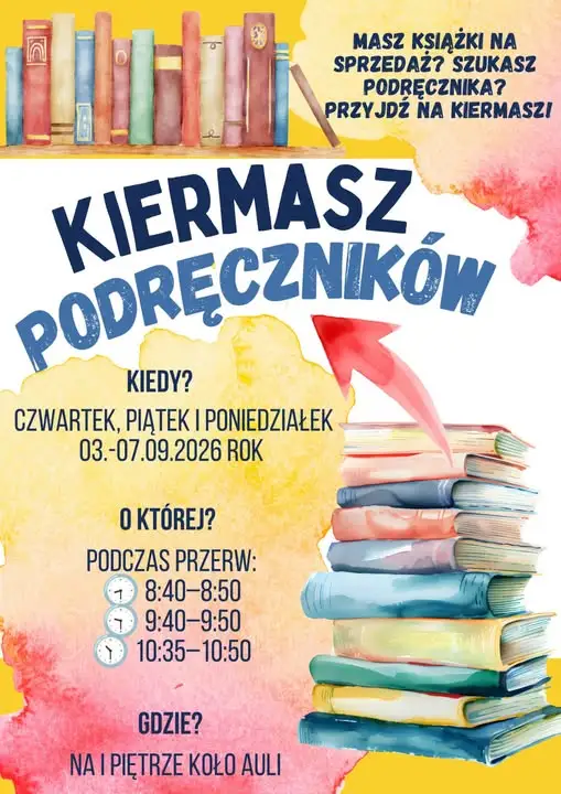 Kiermasz podręczników w szkole – sprawdź, kiedy i gdzie