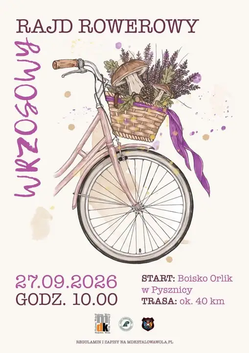Wrzosowy Rajd Rowerowy w Lasach Janowskich – 27 września z Pysznicy