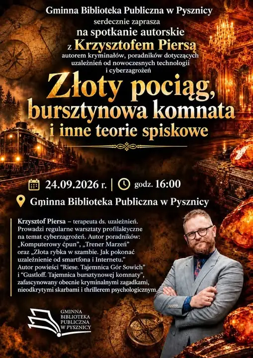 Spotkanie autorskie z Krzysztofem Piersą w Pysznicy – już 24 września