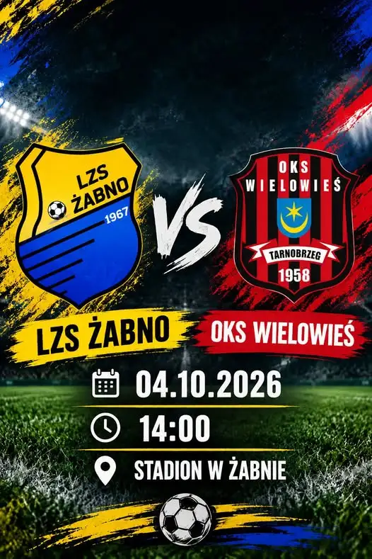 LZS Żabno podejmie lidera z Wielowsi w niedzielnym meczu
