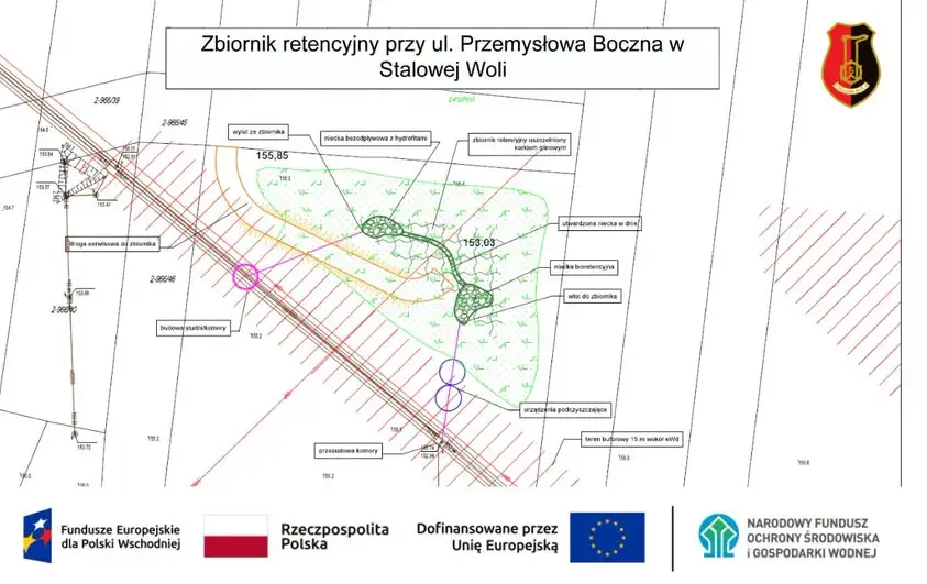 Stalowa Wola inwestuje w zbiornik retencyjny przy ul. Przemysłowej Bocznej