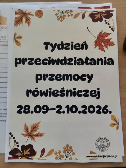 Tydzień Przeciwdziałania Przemocy w PSP nr 5 w Stargardzie – szkoła pełna życzliwości