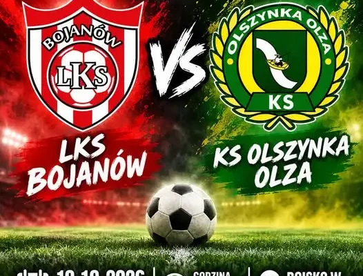 LKS Bojanów zmierzy się z KS Olszynka Olza w 9. kolejce Raciborskiej Klasy C