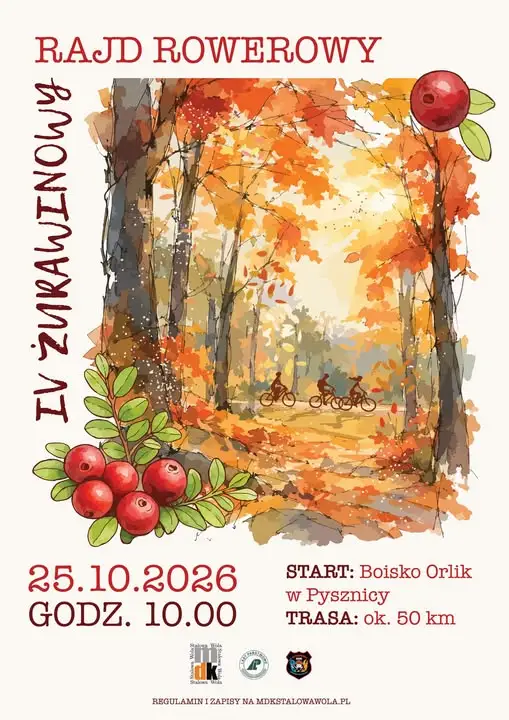 IV Żurawinowy Rajd Rowerowy – 50 km leśnych ścieżek i wyprawa do domu żurawiny