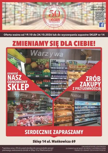 Stalowa Wola: Sklep SPOŁEM nr 14 przy Wańkowicza zaprasza po remoncie