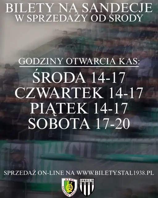 Stal Mielec kontra Sandecja Nowy Sącz – rusza sprzedaż biletów na sobotni mecz