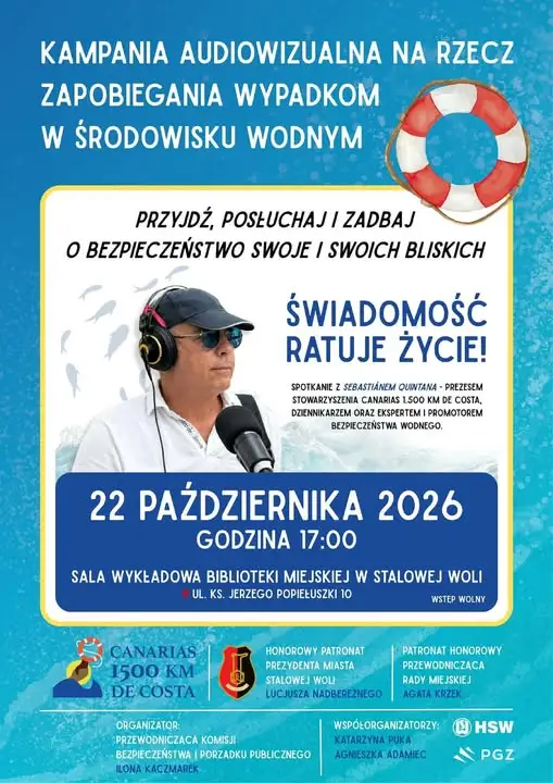 Stalowa Wola: spotkanie o bezpieczeństwie w wodzie już 22 października