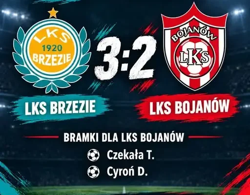 LKS Bojanów przegrywa z LKS Brzezie 2:3, ale nie składa broni