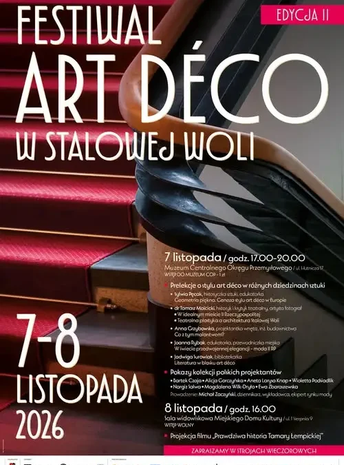 Festiwal Art Déco w Stalowej Woli – II edycja już 7 i 8 listopada