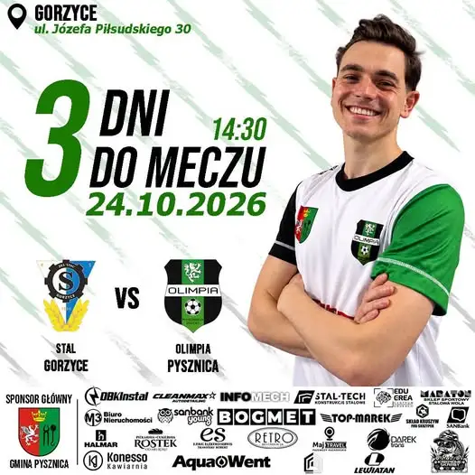 Olimpia jedzie do Gorzyc: sobotni mecz ze Stalą o 14:30