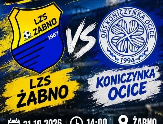 Żabno walczy o wicelidera – w sobotę mecz z Koniczynką Ocice