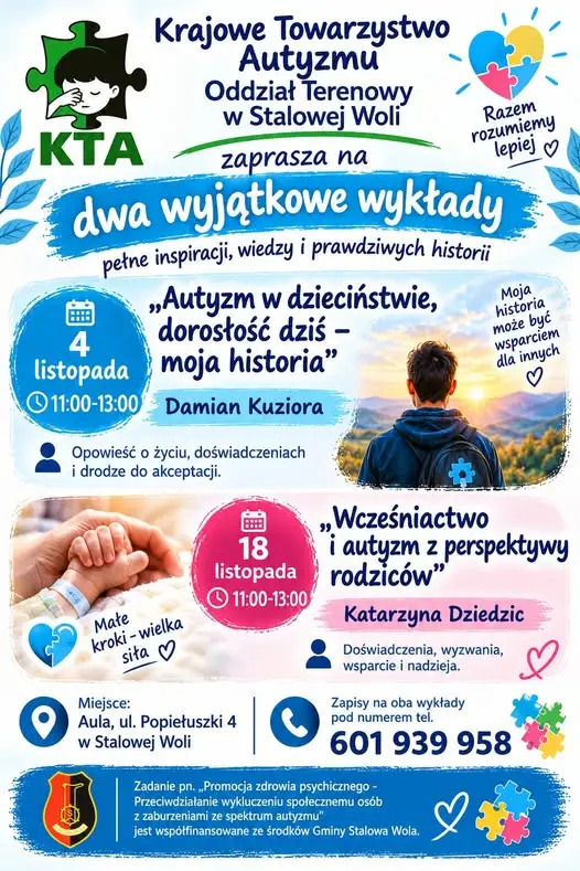 Stalowa Wola: wykłady o autyzmie – historie, które uczą akceptacji